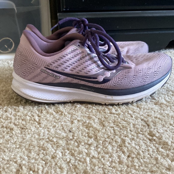 SAUCONY Women’s Ride 13, Blush/Dusk, Size 9W - Picture 2 of 4